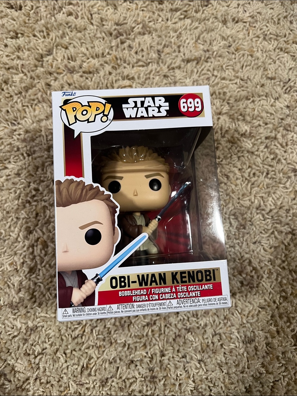 Funko Pop! Star Wars Obi-Wan Kenobi - Brown & Blue